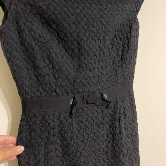 Milly of New York Black Mini Bow Dress - Picture 3 of 8